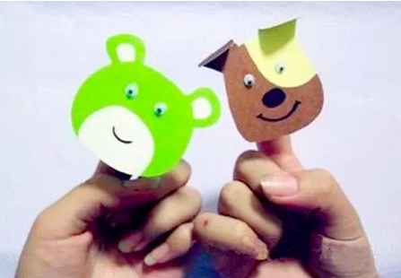 制作可爱的手指玩偶,让你成为幼儿园明星