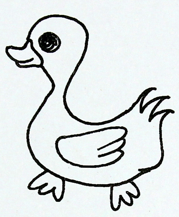鸭子-简笔画版