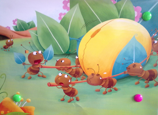 幼儿园小班数学活动:小蚂蚁运粮食