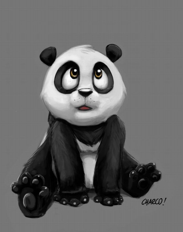 熊猫-卡通版