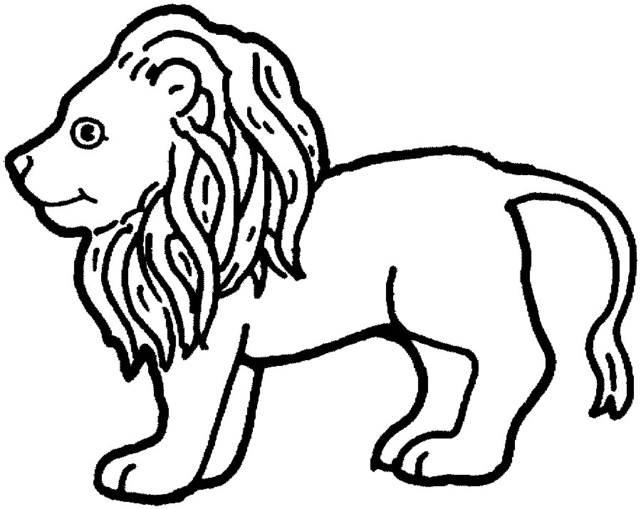 狮子-简笔画版