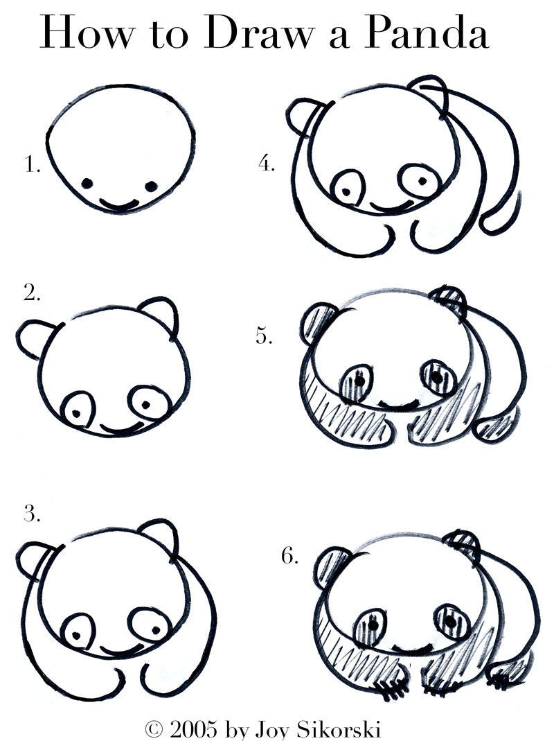 熊猫-简笔画版