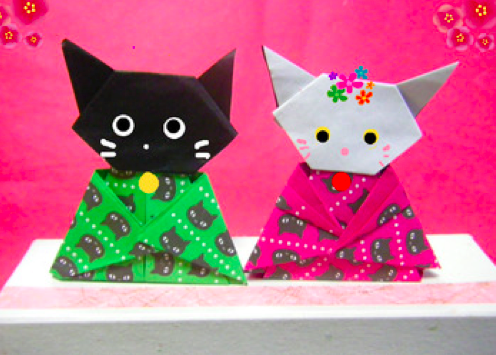 日式小猫咪折纸-日本