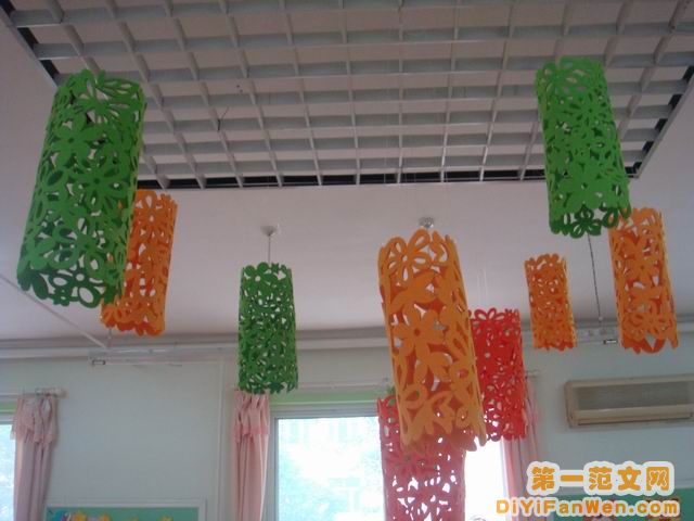 幼儿园教室吊挂饰设计