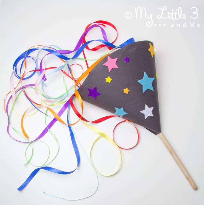 亲子手工|三种绚丽的烟花制作,有声有色,点燃你的每个