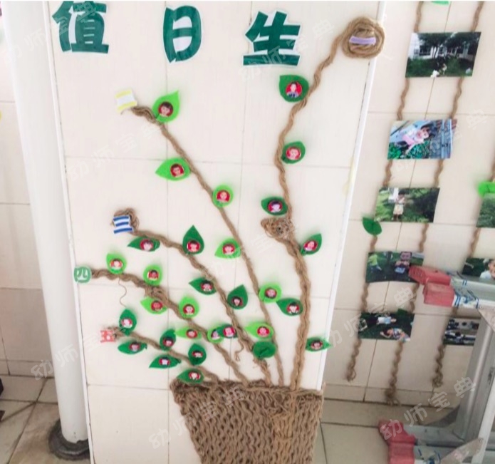 "叶子"主题环创 | 麻绳和树叶为夏季带来清凉之风