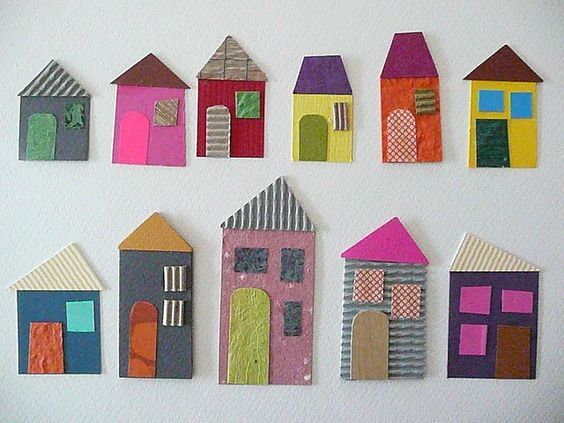 看,小小的纸盒房子就有这么多种不同的创意,这么多款的房屋中,有你