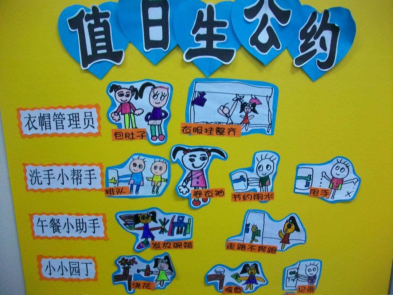 环创值日生区这么布置孩子们干活更起劲儿啦
