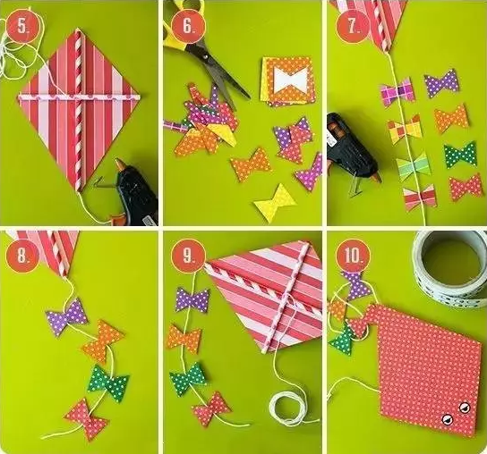 以下是几款塑料制作的风筝,制作步骤与方法都很简单,相信大家看了