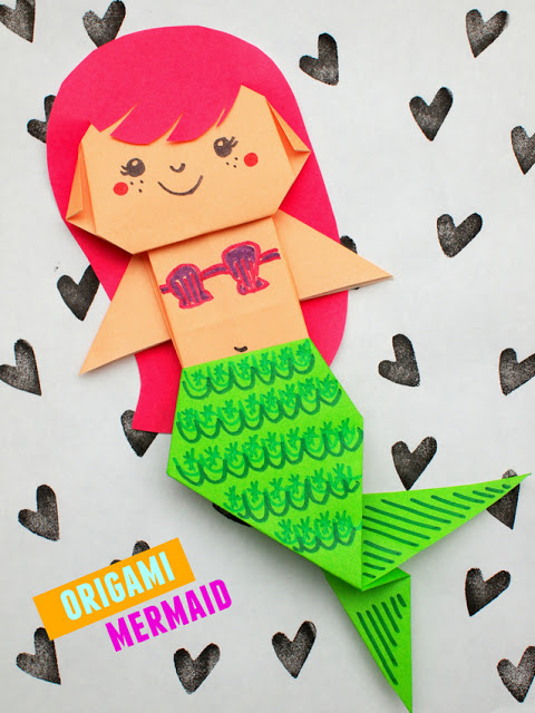 手工| 独角兽,美人鱼,龙猫,每个爱幻想的女孩都喜欢的折纸