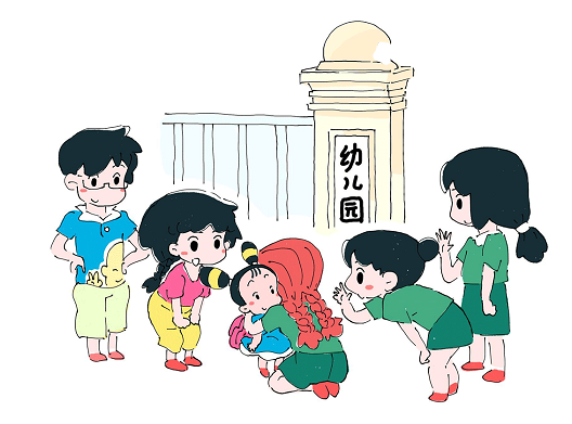 幼儿园一日流程漫画版,日系清新,看完秒懂