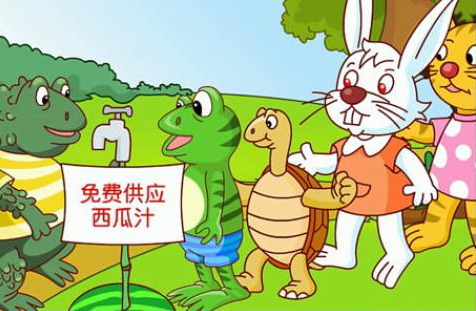 喝过西瓜汁的动物都说:"蛤蟆种的西瓜真甜!