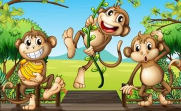 中班音乐活动小猴子摘香蕉