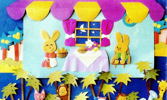 【半立体纸工类】主题墙墙饰第二弹