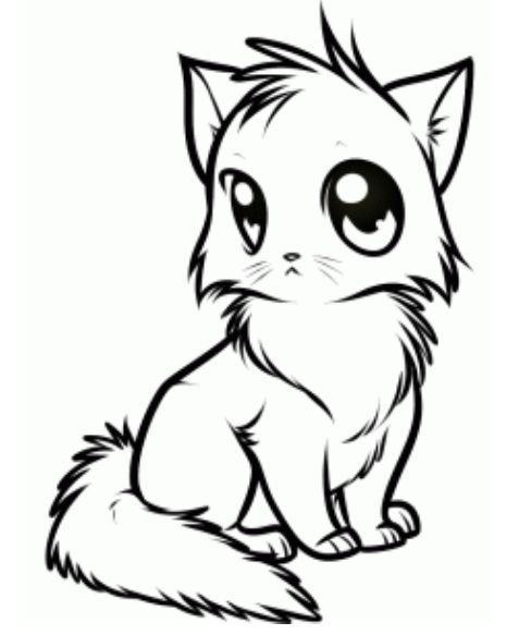 猫简笔画版