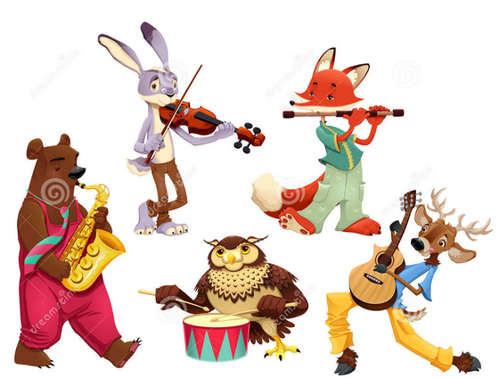 中班音乐教案: 动物角色