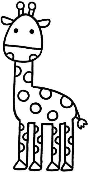 日本治愈系简笔画野生动物2