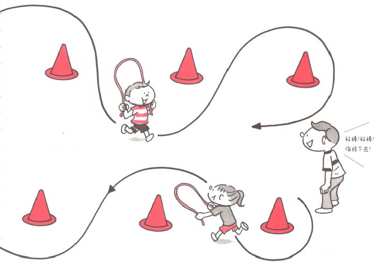 5岁宝宝灵巧性锻炼小游戏-绳子