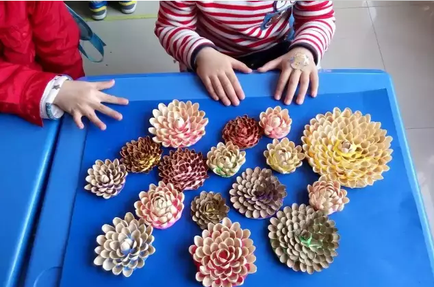 幼儿手工特色果壳