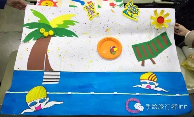 幼儿园主题墙设计美丽的夏天