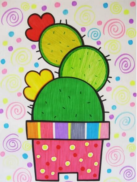 给孩子学画画留个范本,漂亮极了