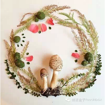 自然物拼贴画 | 春天的花与树叶,换个花样玩玩!