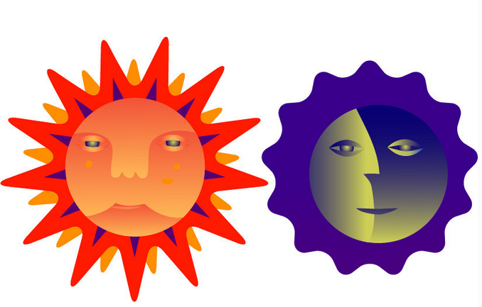 小班语言教案 | 太阳和月亮