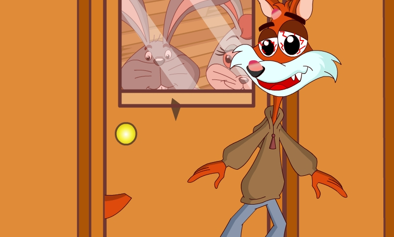 中班户外集体游戏小兔找家