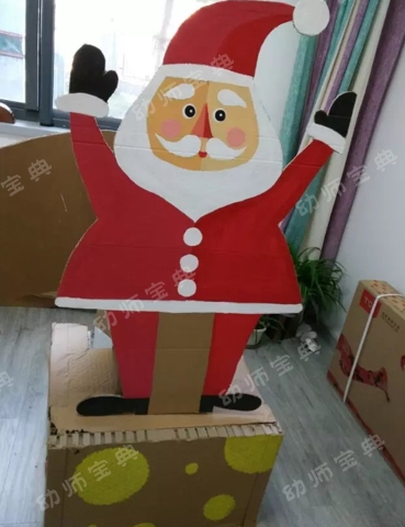 纸箱环创这位老师竟然用废旧纸箱制作了这么多惊艳的环创