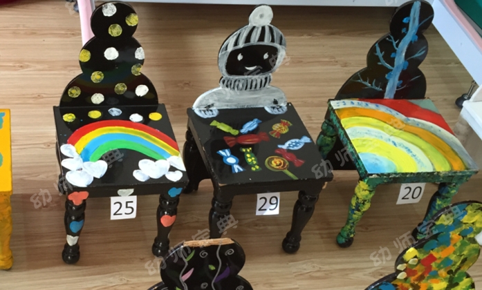 美工区活动 | 玩转创意,手绘椅子,给旧椅子来次焕颜新生吧!