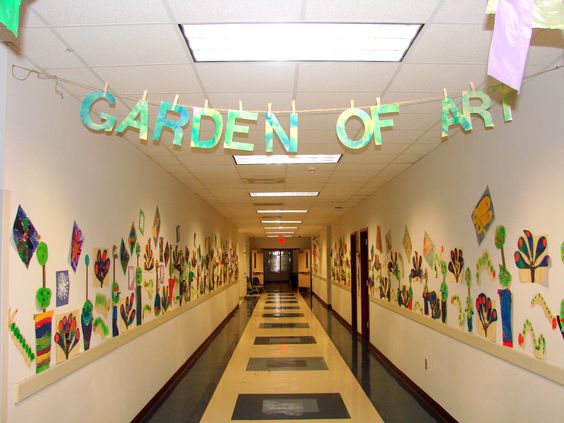 走廊环创 | 5种漂亮实用的走廊布置方式,让你的环创更有料