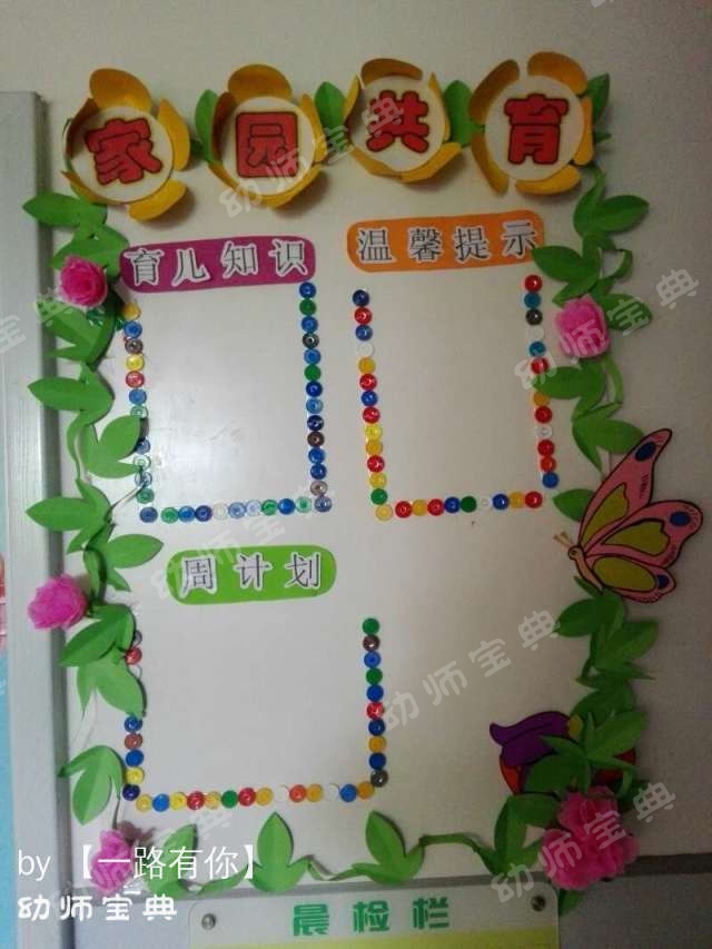 家园联系栏 小花小叶小清新,这些家园栏最适合春天啦!