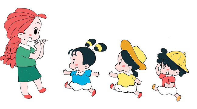 幼儿园一日流程漫画版,日系清新,看完秒懂